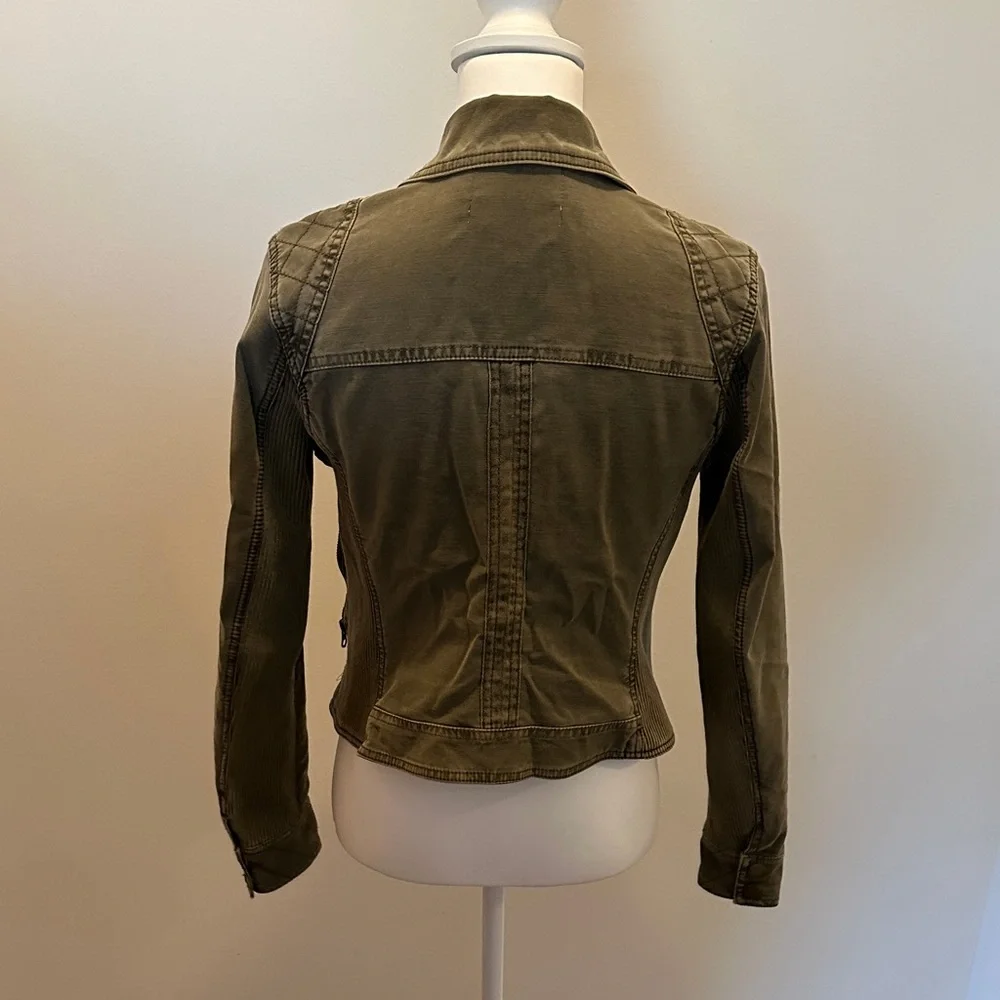 Anthropologie Green Utility Jacket - Picture 8 of 10